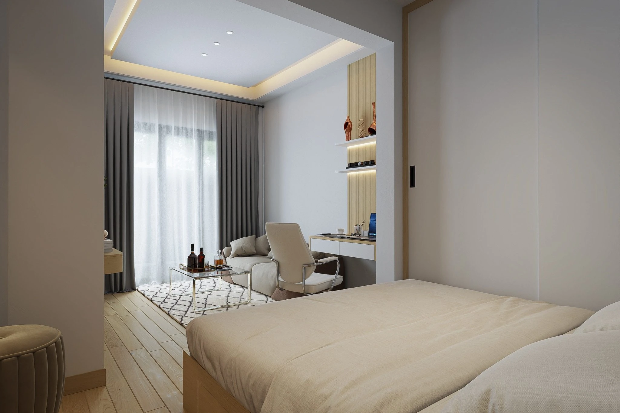 SketchUp Free Sketchup 3d Models Free Download Modern Bedroom Vantage ID 101000737 (Nguyen Phuoc Nhan)