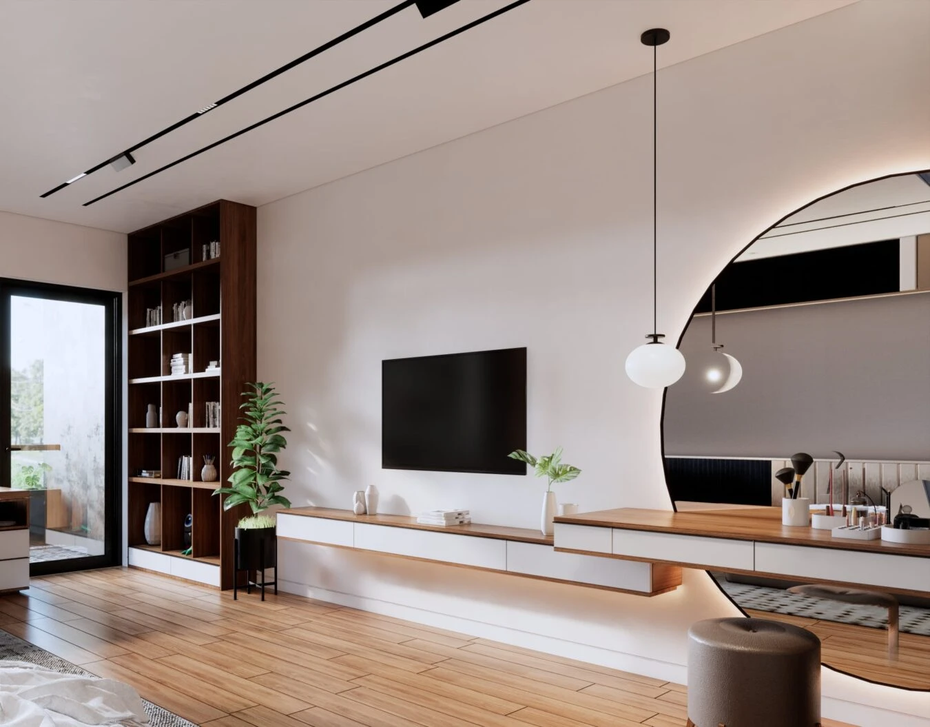 Sketchup Free Model Download Enscape Modern Bedroom ID 101000591 (Gi Trap)