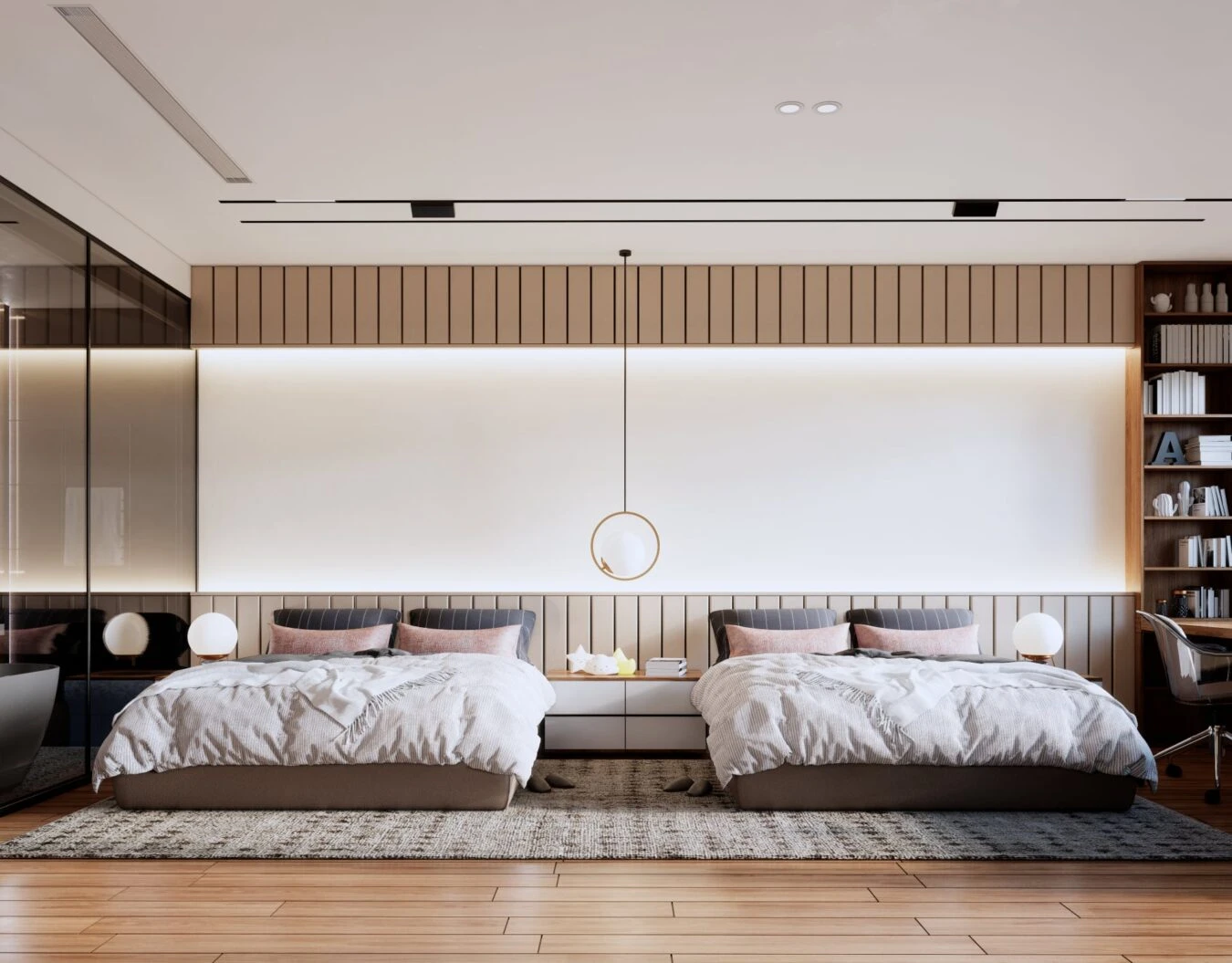 Sketchup Free Model Download Enscape Modern Bedroom ID 101000591 (Gi Trap)