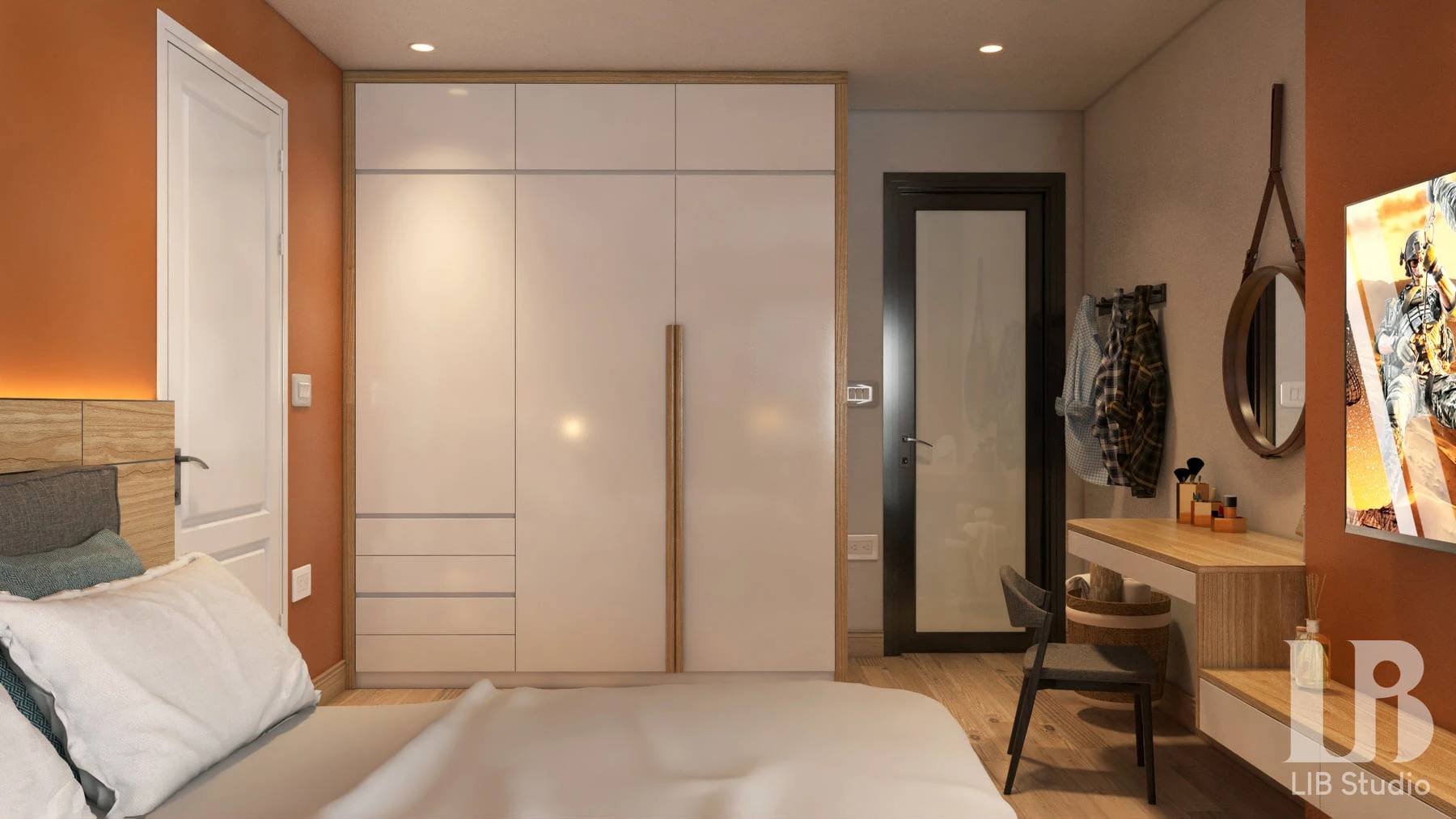 Sketchup Free Model Download Modern Bedroom ID 101000431 (Gia Khanh)