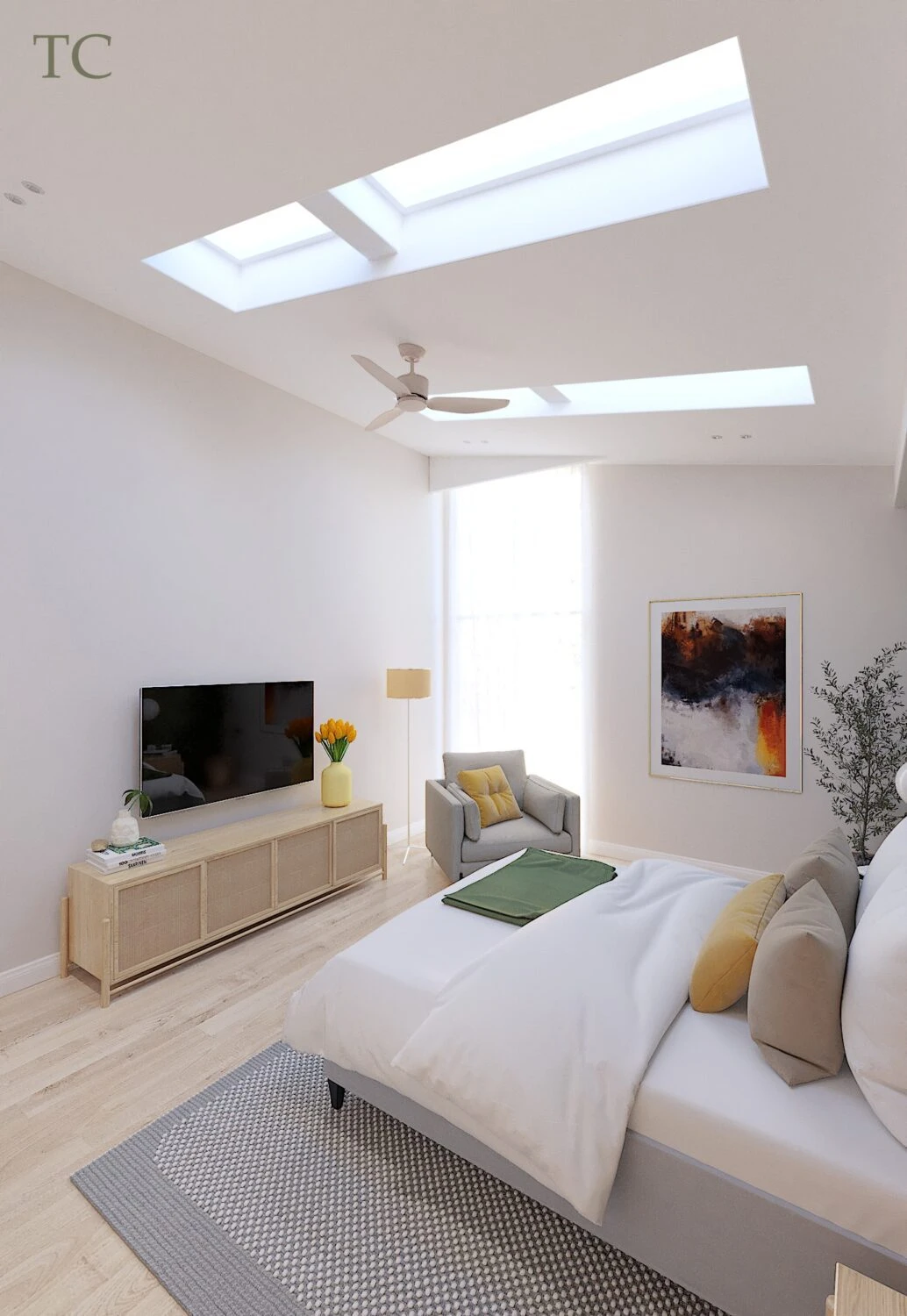 Sketchup Free Model Download Modern Bedroom ID 101000621 (Thanh Cong)