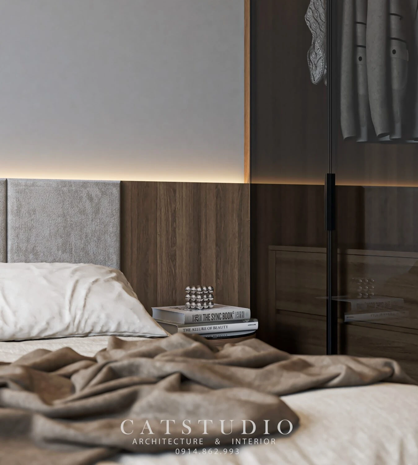 Sketchup Free Model Download Modern Bedroom ID 101000691 (Kts Nghiathan)