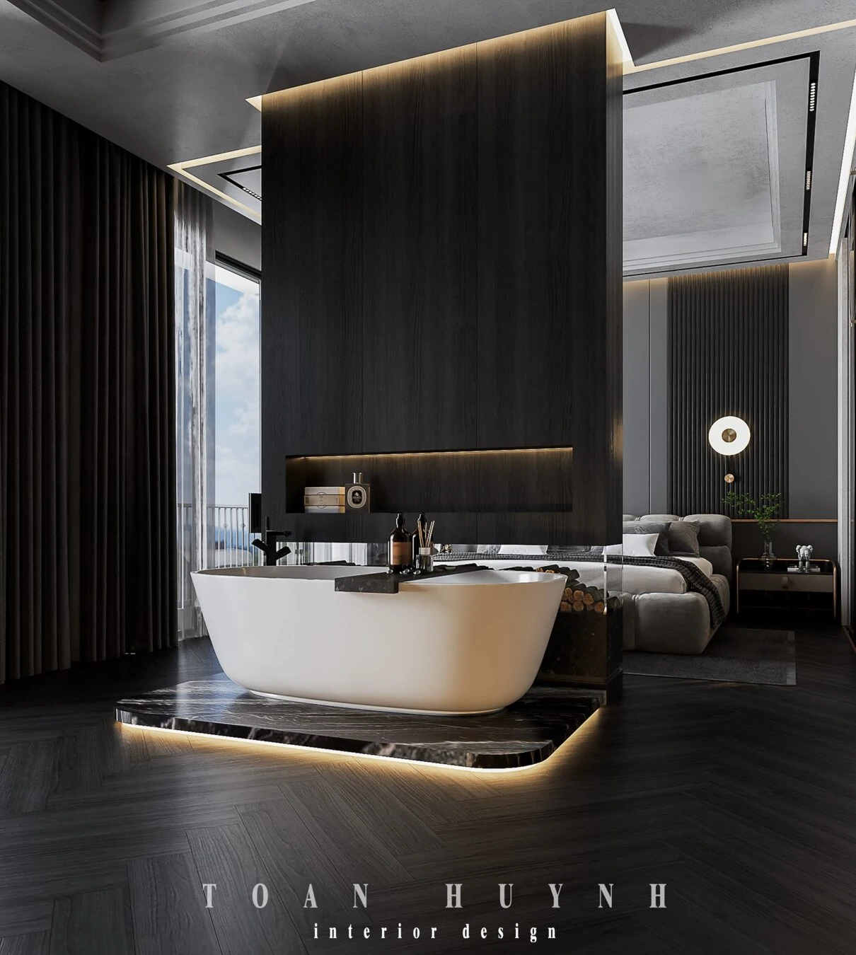 Sketchup Free Model Download Modern Bedroom Vray ID 101000531 (Huynh Toan)