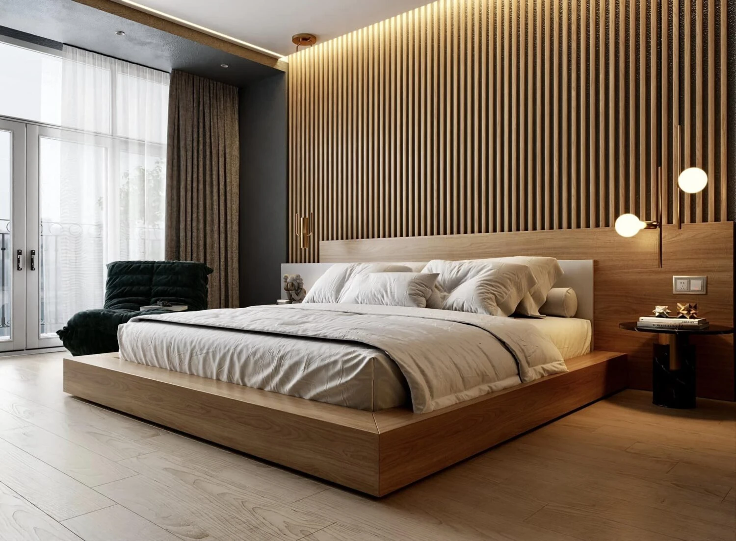 Sketchup Free Model Download Vantage Modern Bedroom ID 101000701 (Nguyen Phuc)