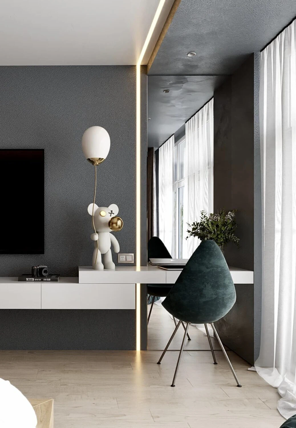 Sketchup Free Model Download Vantage Modern Bedroom ID 101000701 (Nguyen Phuc)