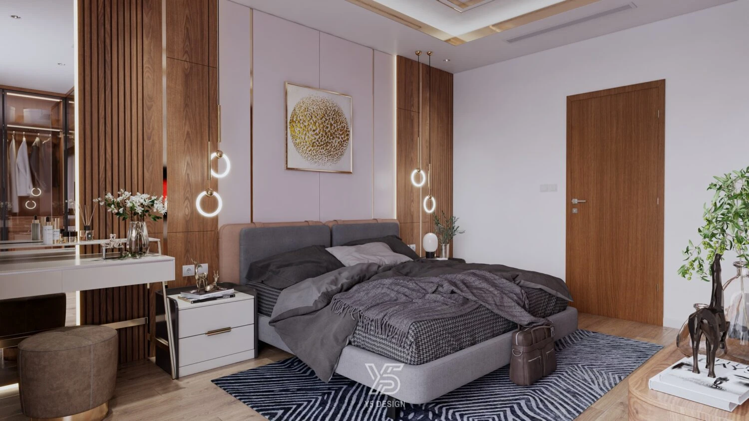 Sketchup Free Model Download Vray Modern Bedroom ID 101000641 (Huy Ung)