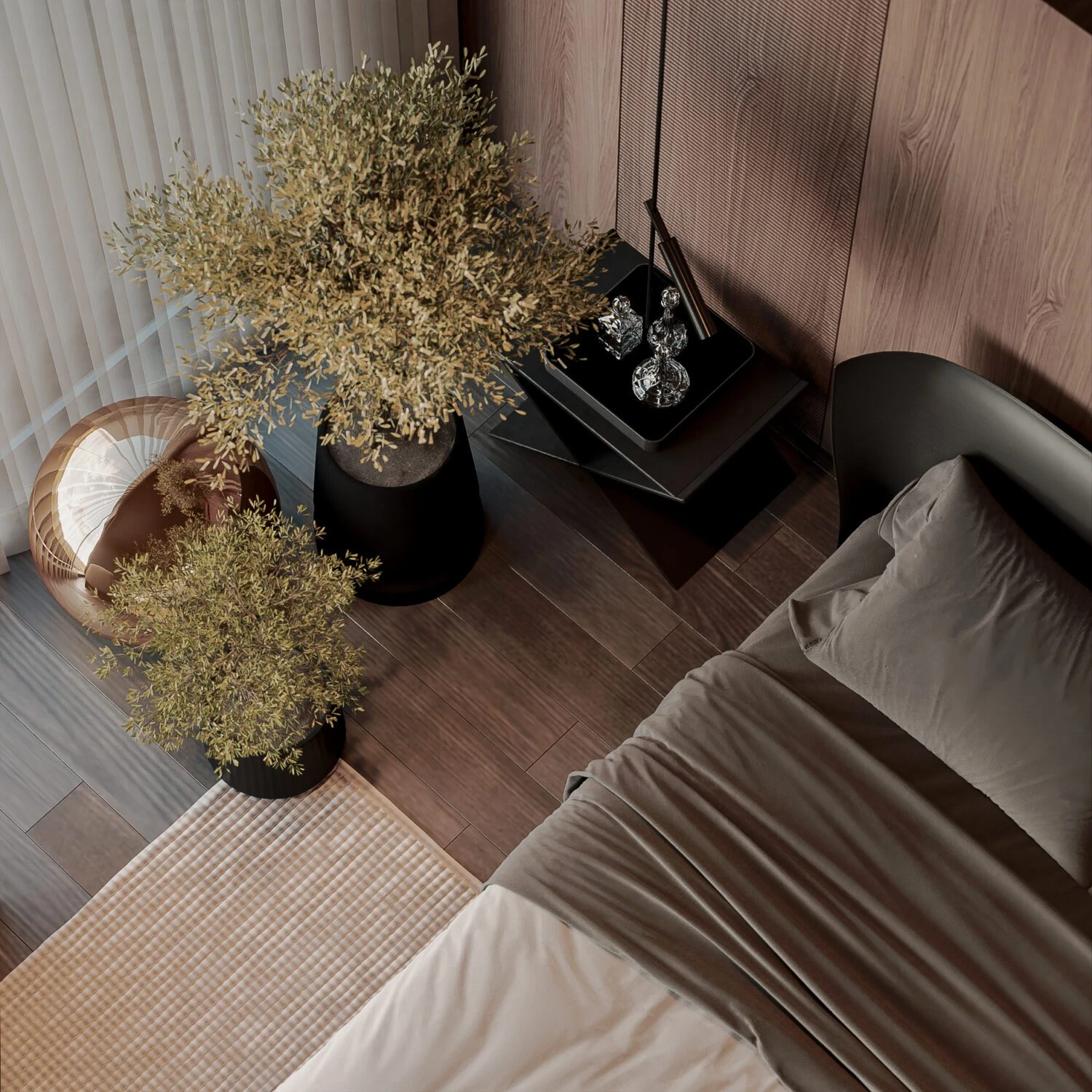 Sketchup Free Model Download Vray Modern Bedroom ID 101000681 (Kha Vi)
