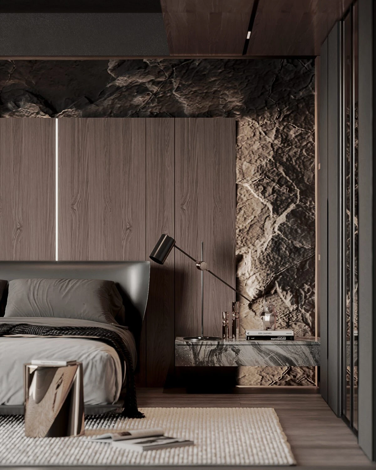 Sketchup Free Model Download Vray Modern Bedroom ID 101000681 (Kha Vi)