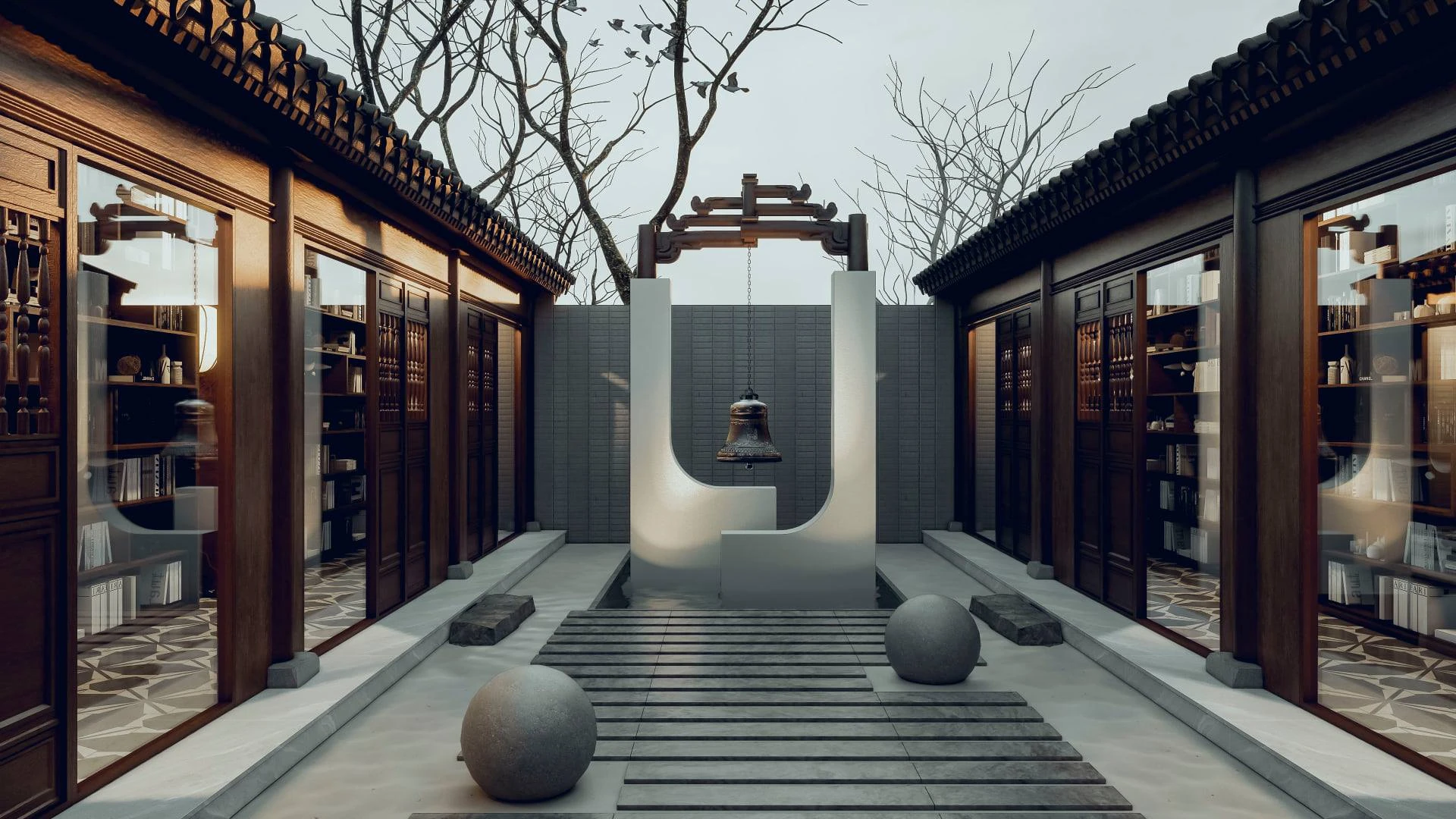 Sketchup Free Model Modern Exterior Enscape ID 101000450 (Dat Bui)