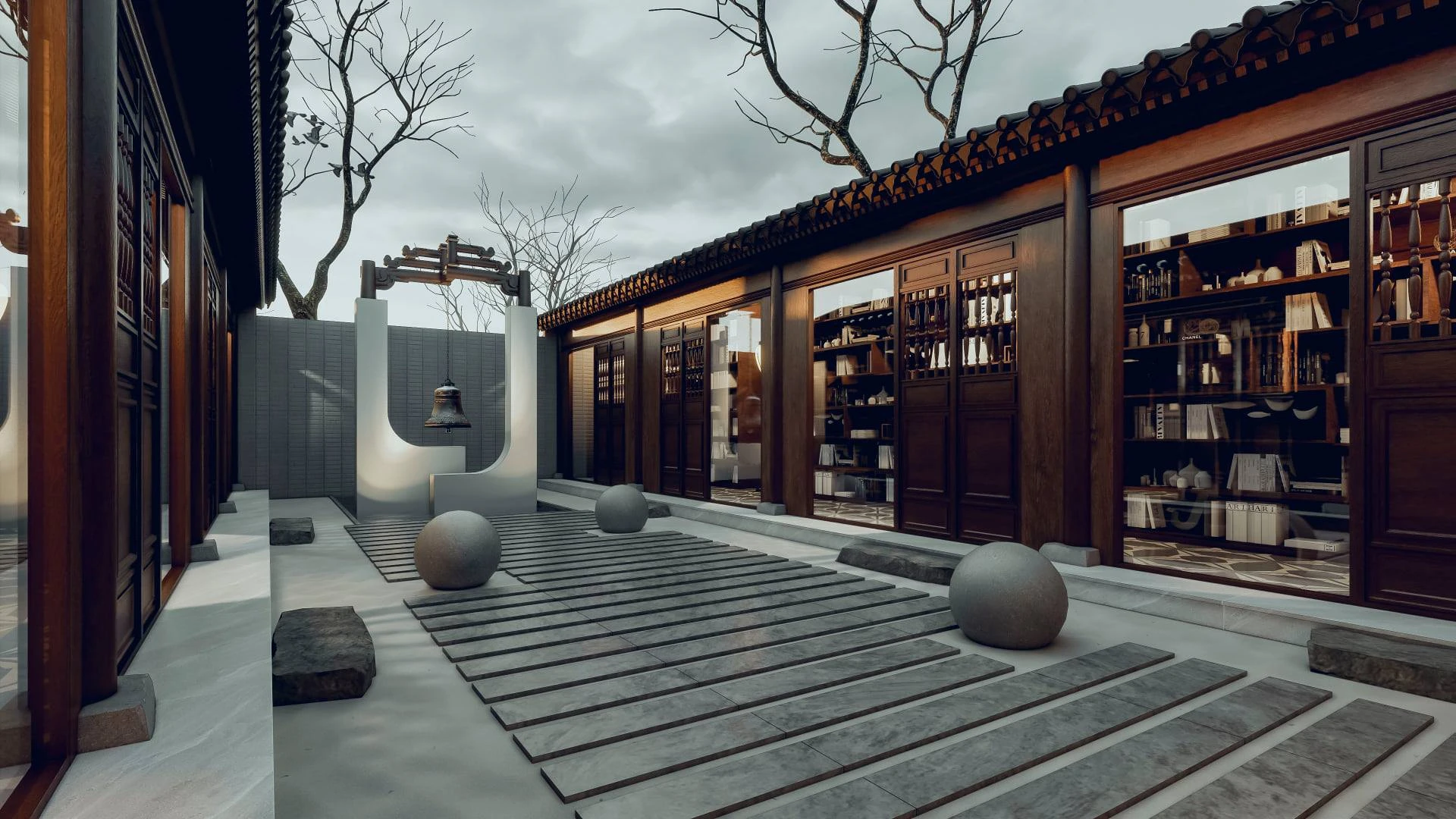 Sketchup Free Model Modern Exterior Enscape ID 101000450 (Dat Bui)