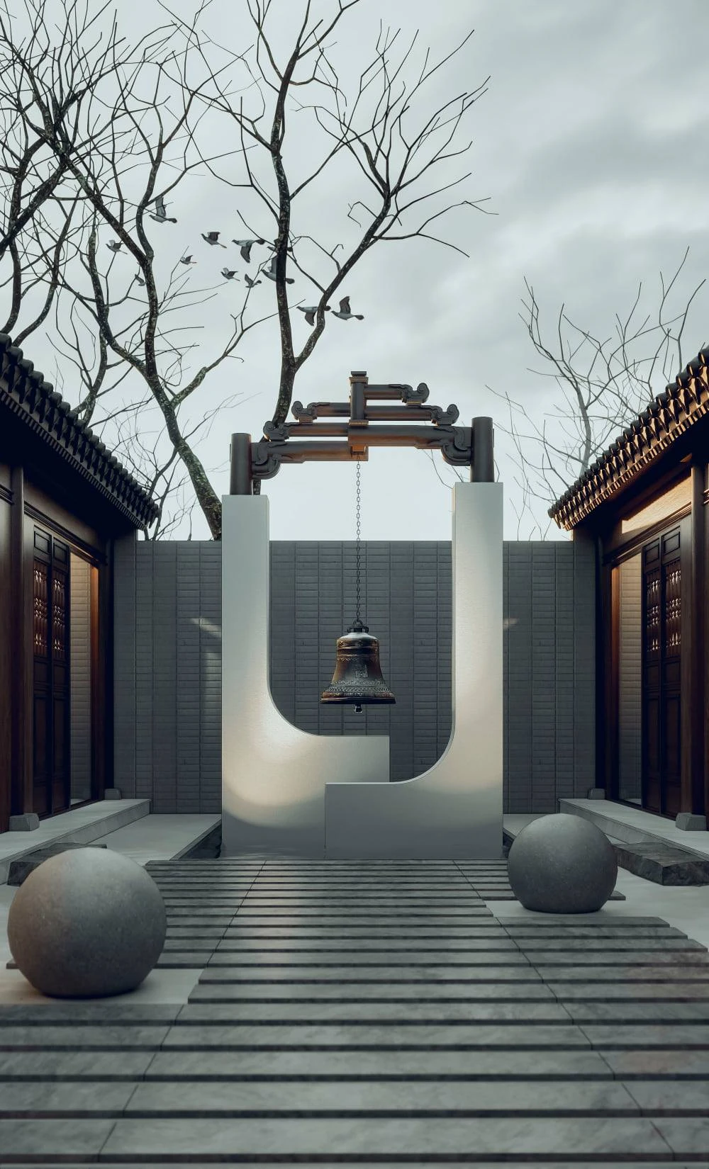 Sketchup Free Model Modern Exterior Enscape ID 101000450 (Dat Bui)