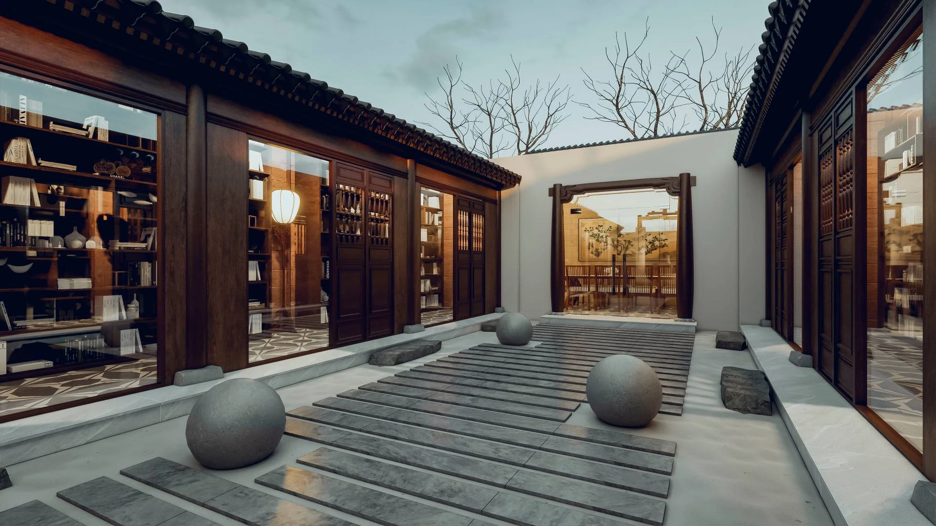 Sketchup Free Model Modern Exterior Enscape ID 101000450 (Dat Bui)