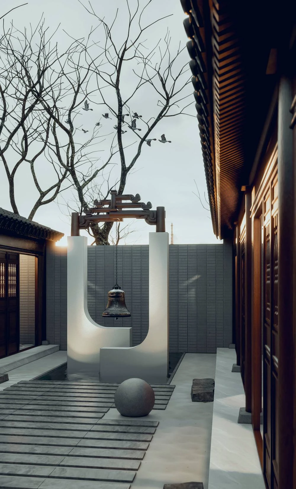 Sketchup Free Model Modern Exterior Enscape ID 101000450 (Dat Bui)