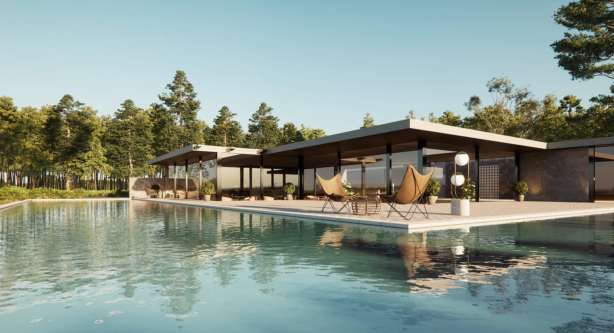 Sketchup Free Model Modern Exterior ID 101000390 (Quang Vinh)