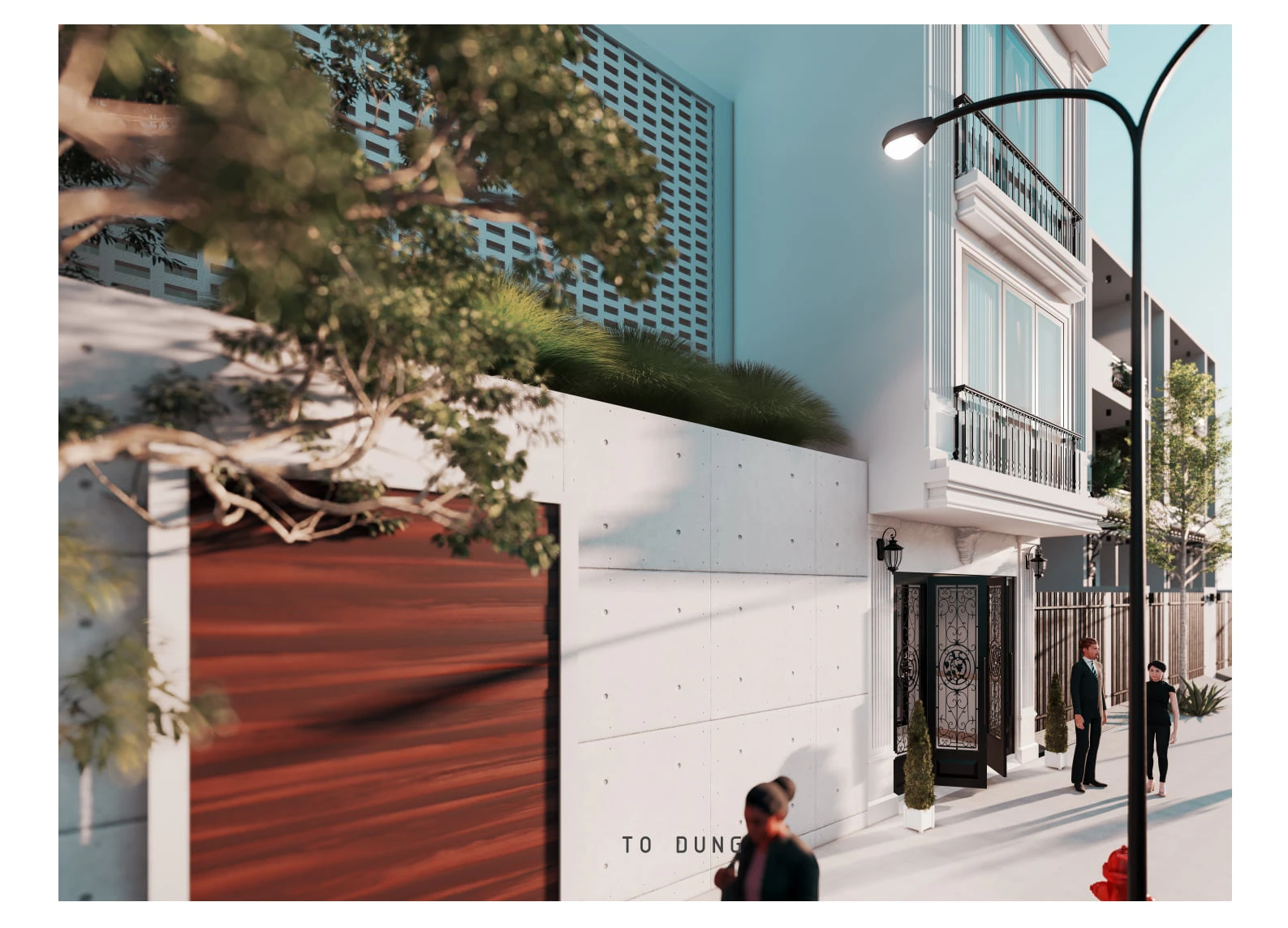 Sketchup Free Model Modern Exterior ID 101000400 (To Dung)