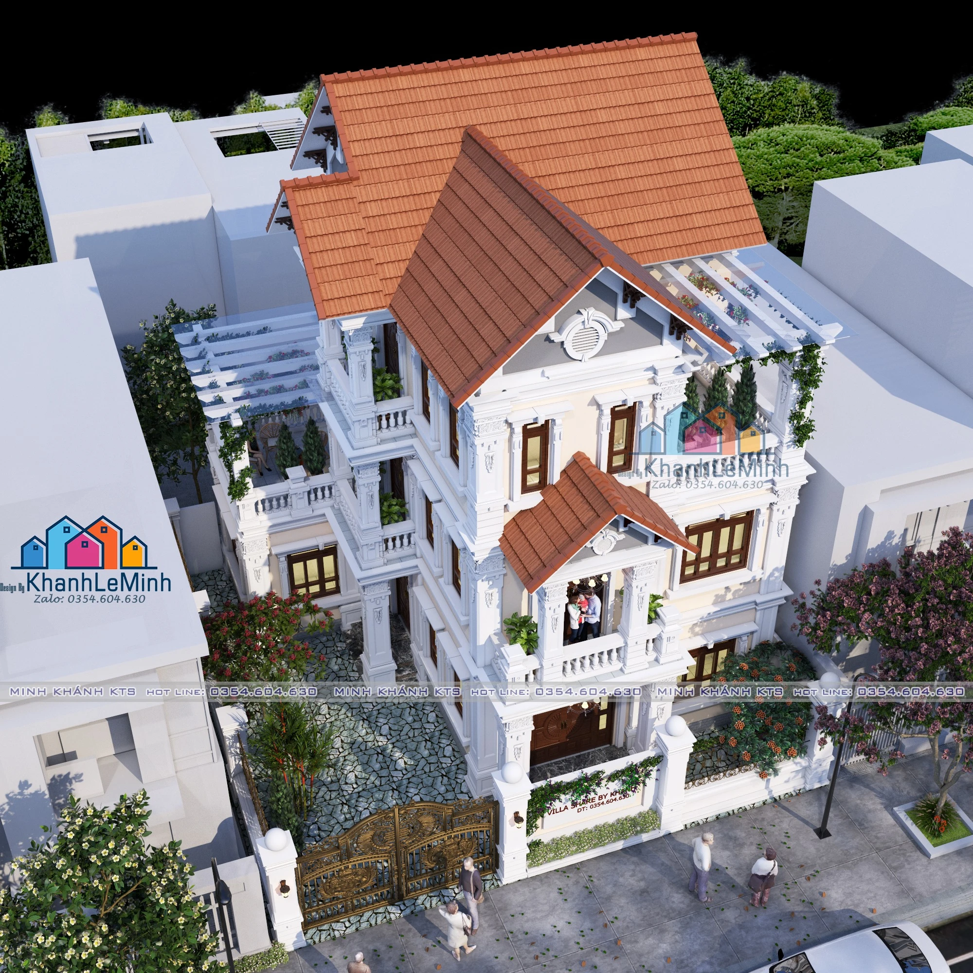 Sketchup Free Model Modern Exterior ID 101000600 (Khanh)