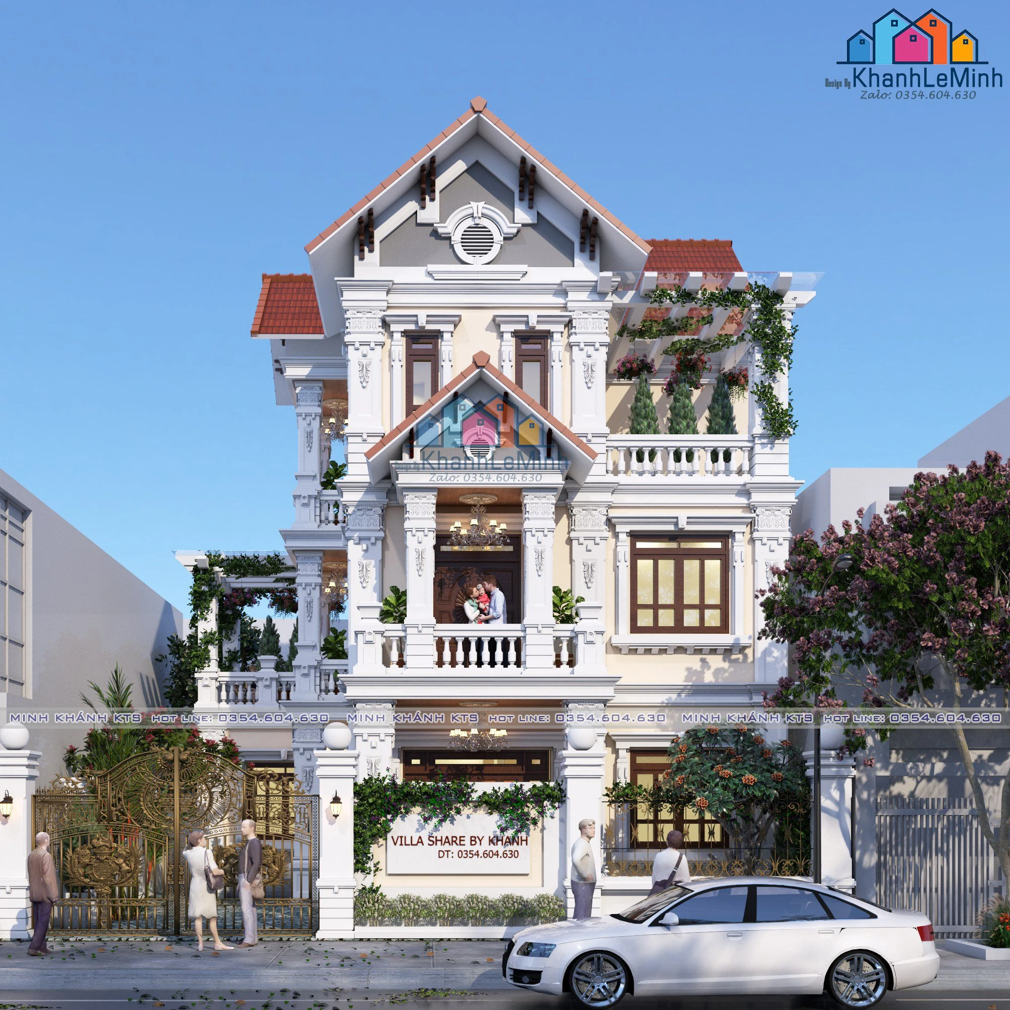 Sketchup Free Model Modern Exterior ID 101000600 (Khanh)