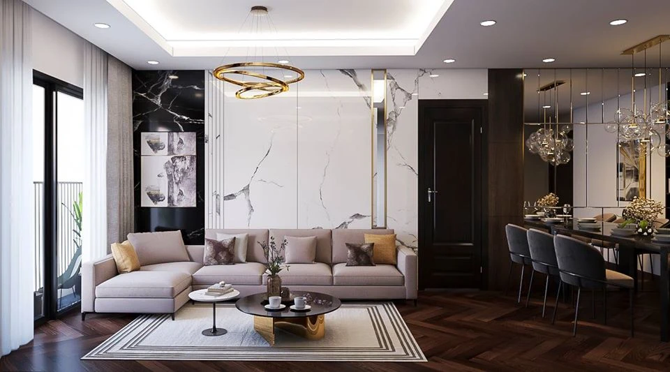 Sketchup Free Model Modern Living Room And Dining Room Download ID 218000022 (CuTy)