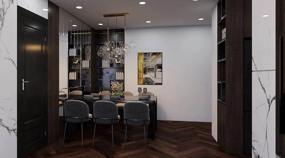 Sketchup Free Model Modern Living Room And Dining Room Download ID 218000022 (CuTy)