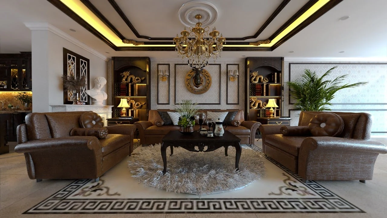 Sketchup Free Model Vray Modern Living Room And Dining Room Download ID 218000052 (Xuan Tho)