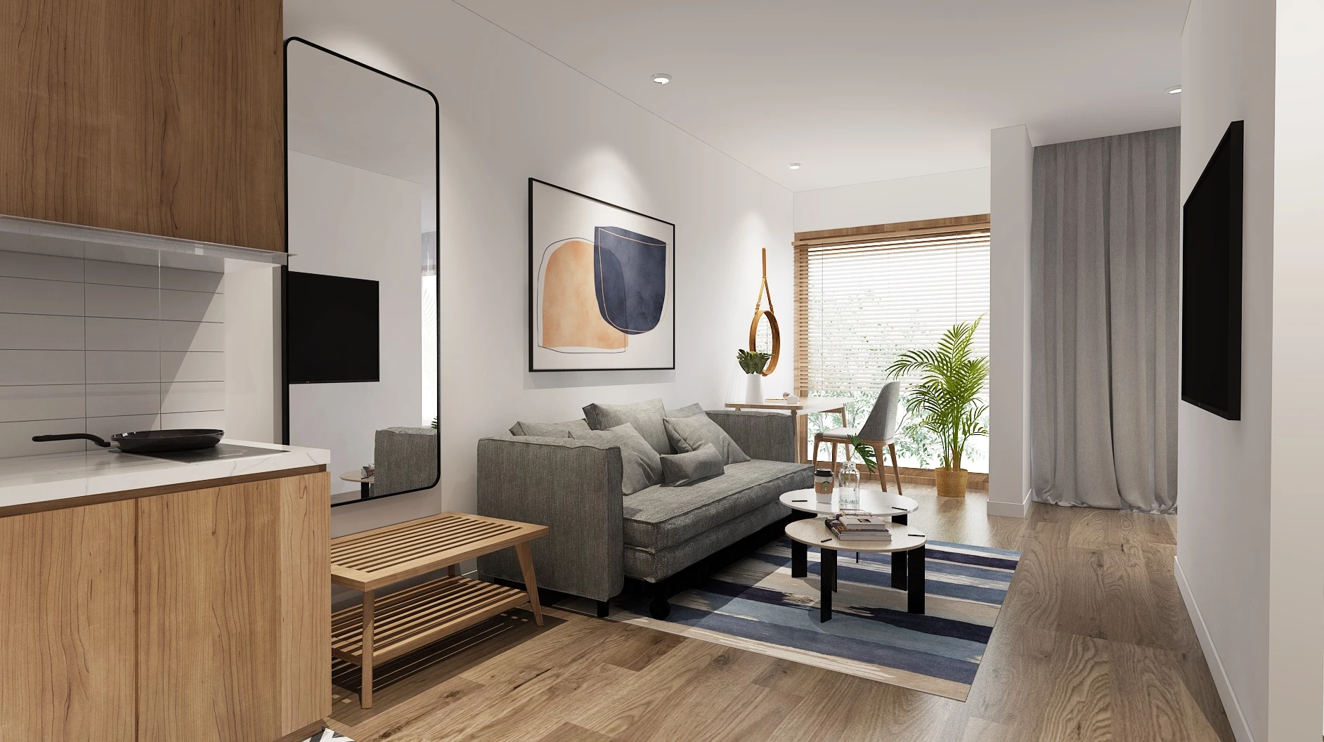 SketchUp Free Sketchup Free Model Vray Modern Living Room Download ID 100000217 (Bui Lan Huong)