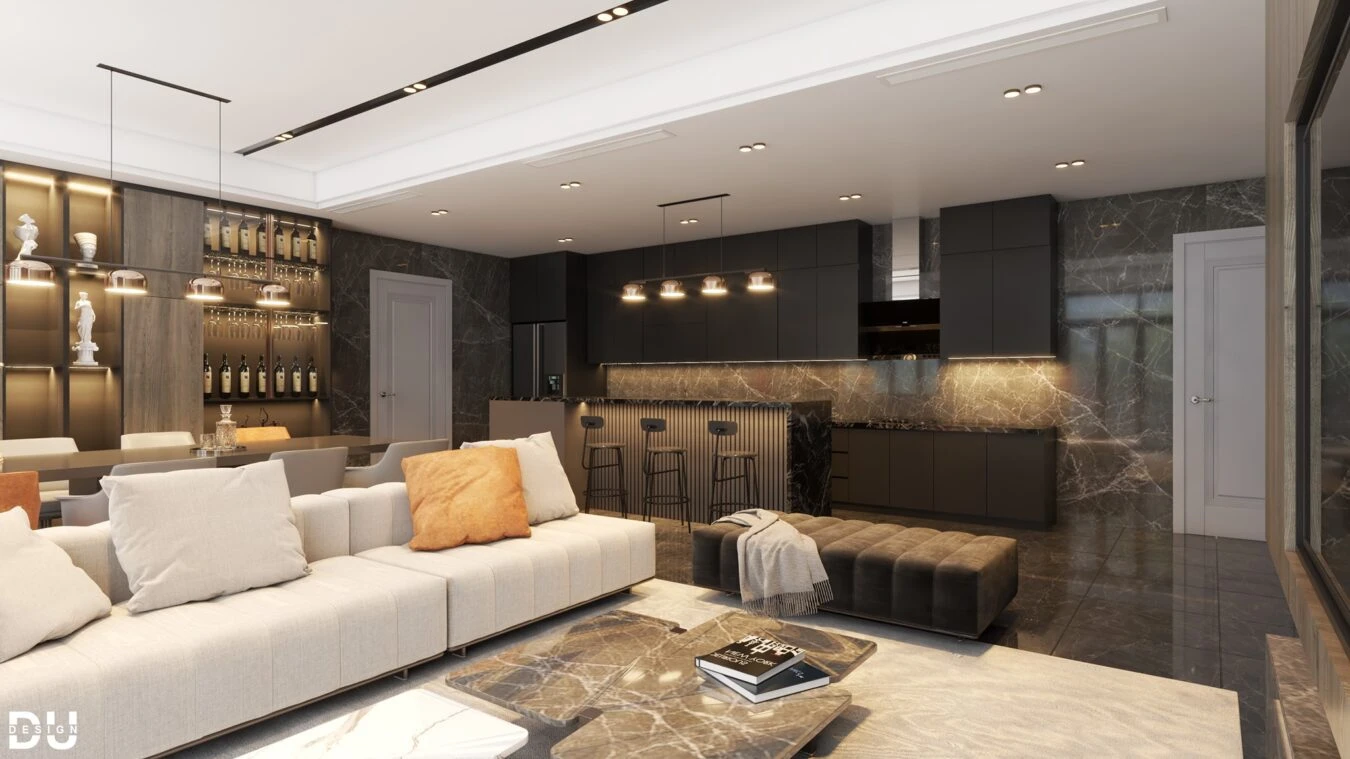 SketchUp Free Sketchup Free Model Vray Modern Living Room Download ID 100000307 (Du Nguyen)