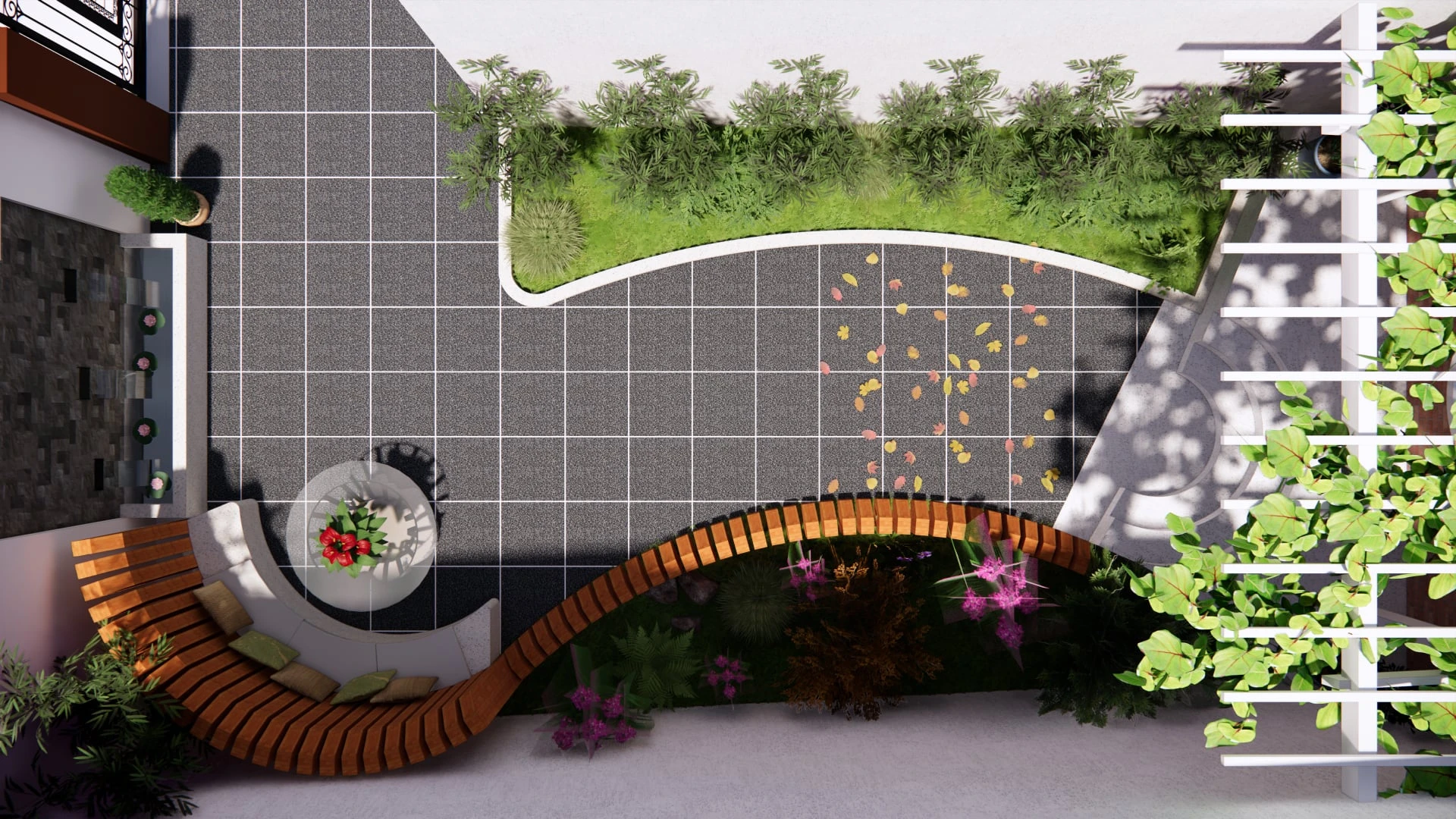 Sketchup Model Download Enscape Modern Exterior ID 101000605 (Tu Thanh Tan)