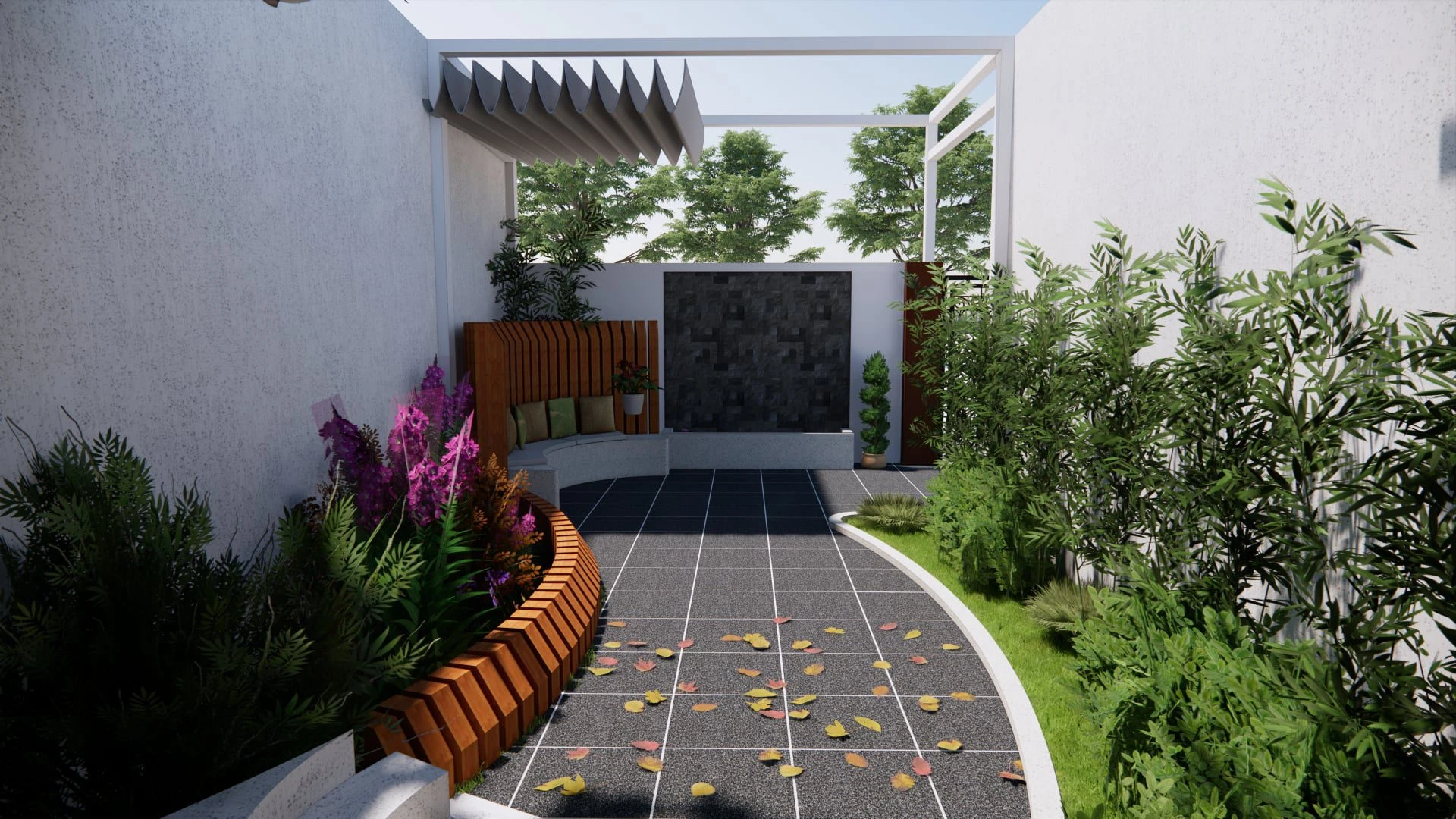 Sketchup Model Download Enscape Modern Exterior ID 101000605 (Tu Thanh Tan)