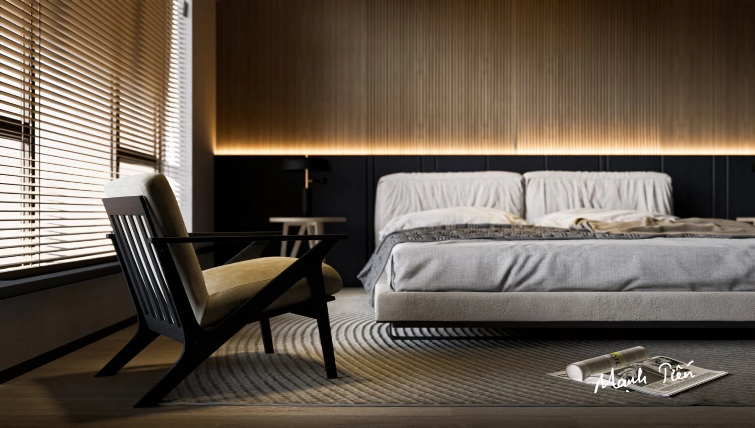 SketchUp Free Sketchup Model Download Free Modern Bedroom Enscape ID 101000616 (Manh Tien)