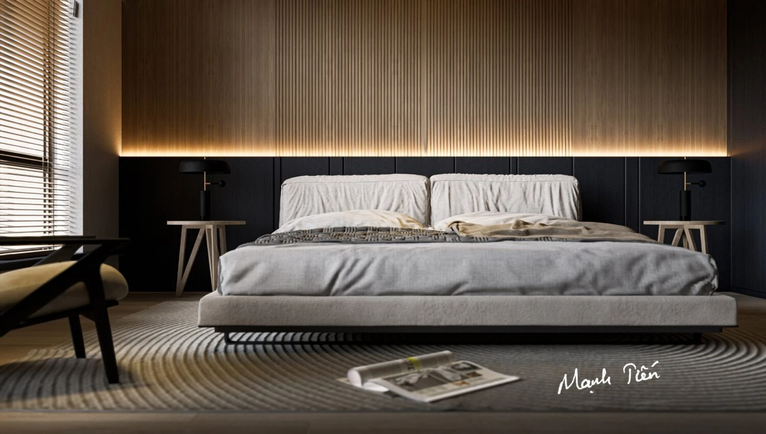 SketchUp Free Sketchup Model Download Free Modern Bedroom Enscape ID 101000616 (Manh Tien)