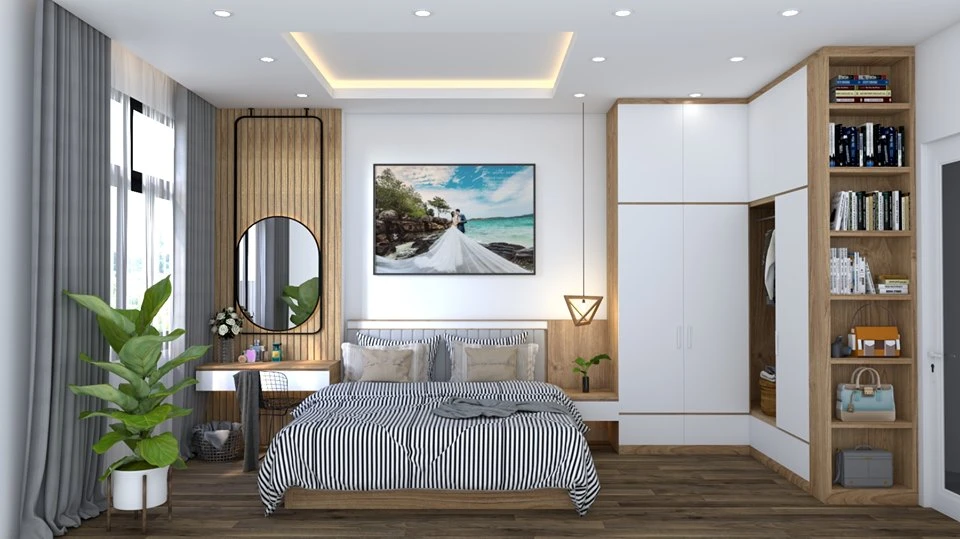 Sketchup Model Download Free Modern Bedroom Vray ID 101000217 (Ngoc Phuong)