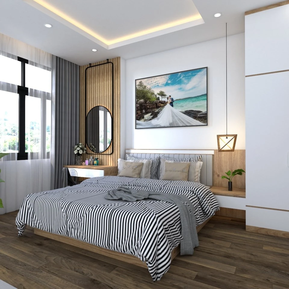 Sketchup Model Download Free Modern Bedroom Vray ID 101000217 (Ngoc Phuong)