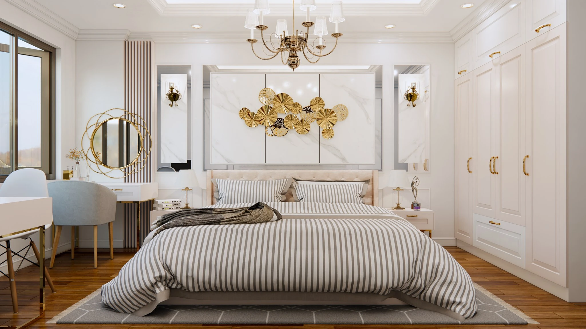 SketchUp Free Sketchup Model Download Free Neo Classic Bedroom ID 101000417 (Dinh Tu Vu)