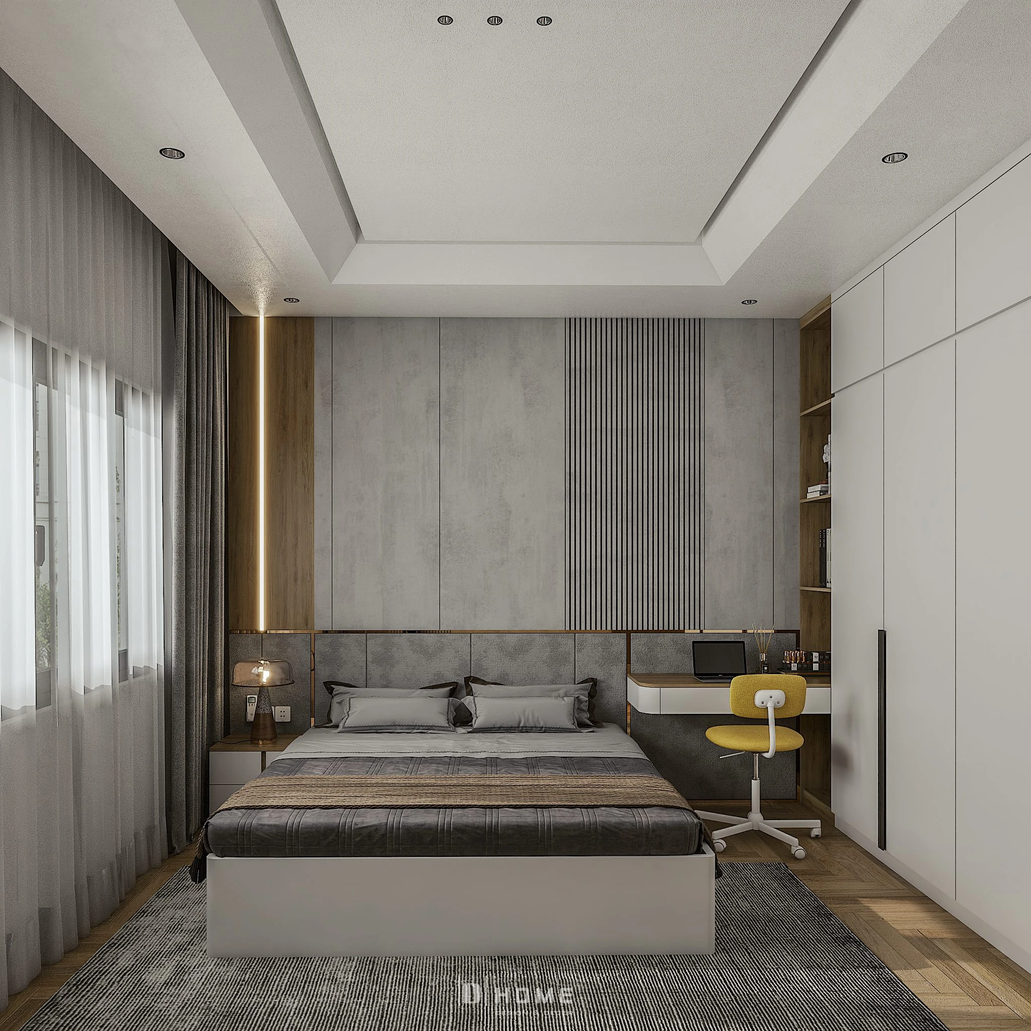SketchUp Free Sketchup Model Download Free Vantage Modern Bedroom ID 101000726 (Dao Van Dung)