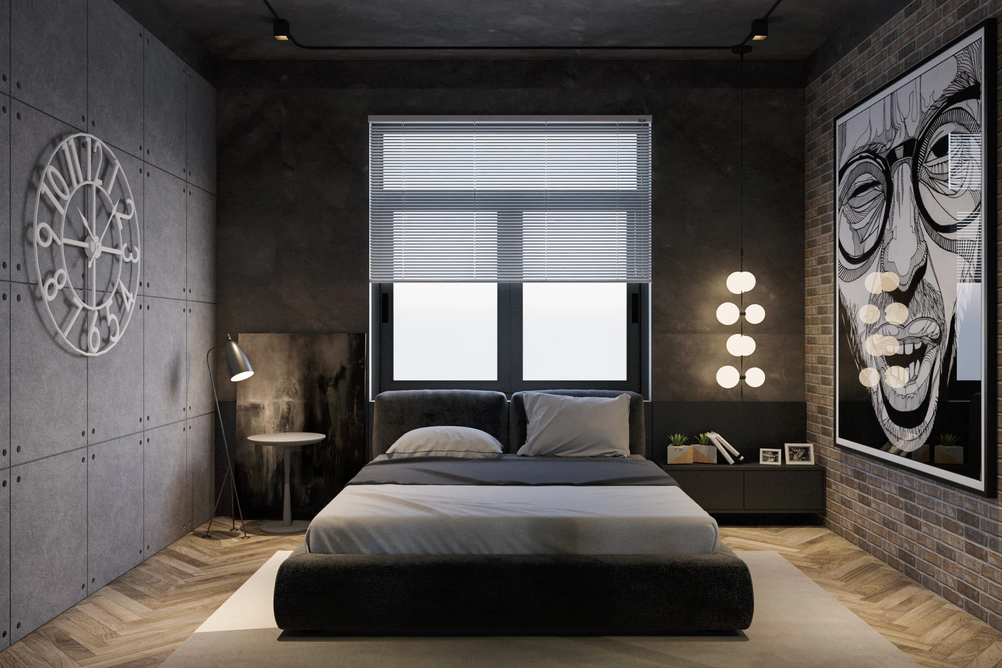 SketchUp Free Sketchup Model Download Free Vray Modern Bedroom ID 101000397 (Nguyen Tan Phuong)