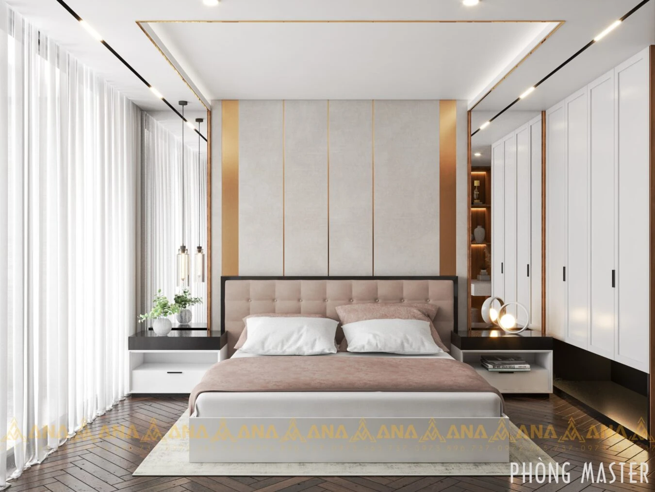 Sketchup Model Download Free Vray Modern Bedroom ID 101000536 (Hung Le)