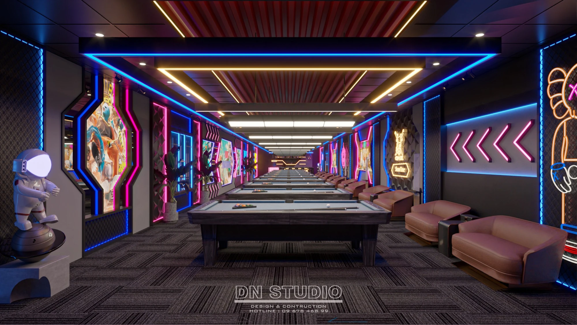 Sketchup Model Download Modern Billiard Club ID 211000040 (Danh Nam)