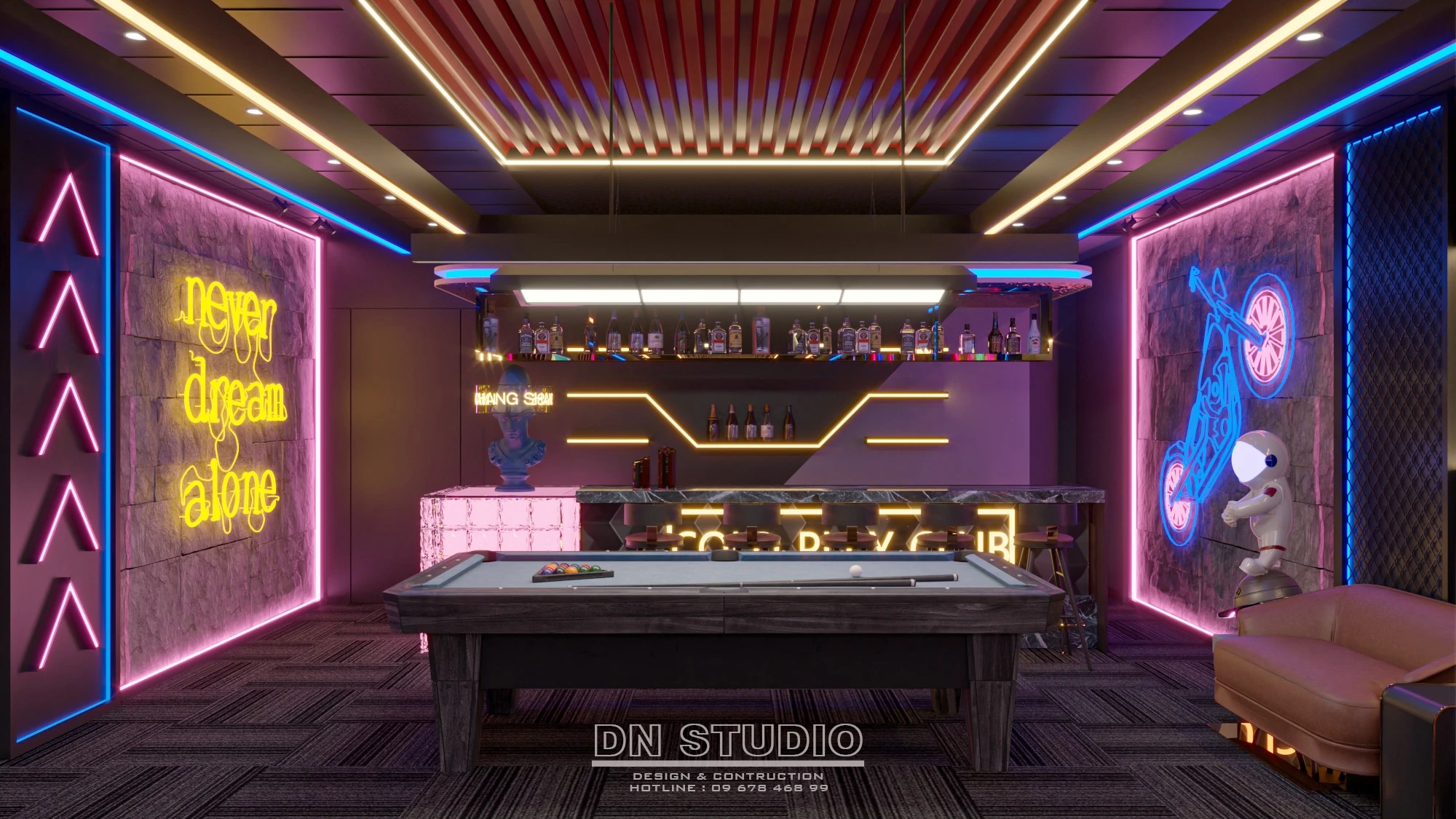 Sketchup Model Download Modern Billiard Club ID 211000040 (Danh Nam)