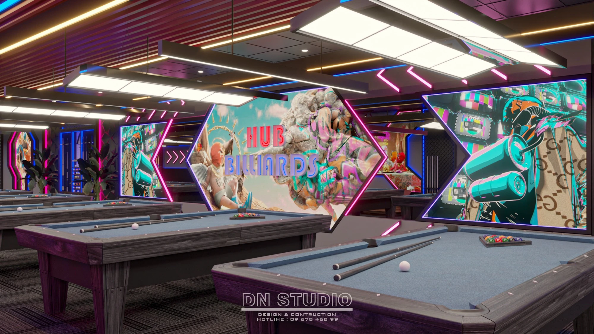 Sketchup Model Download Modern Billiard Club ID 211000040 (Danh Nam)