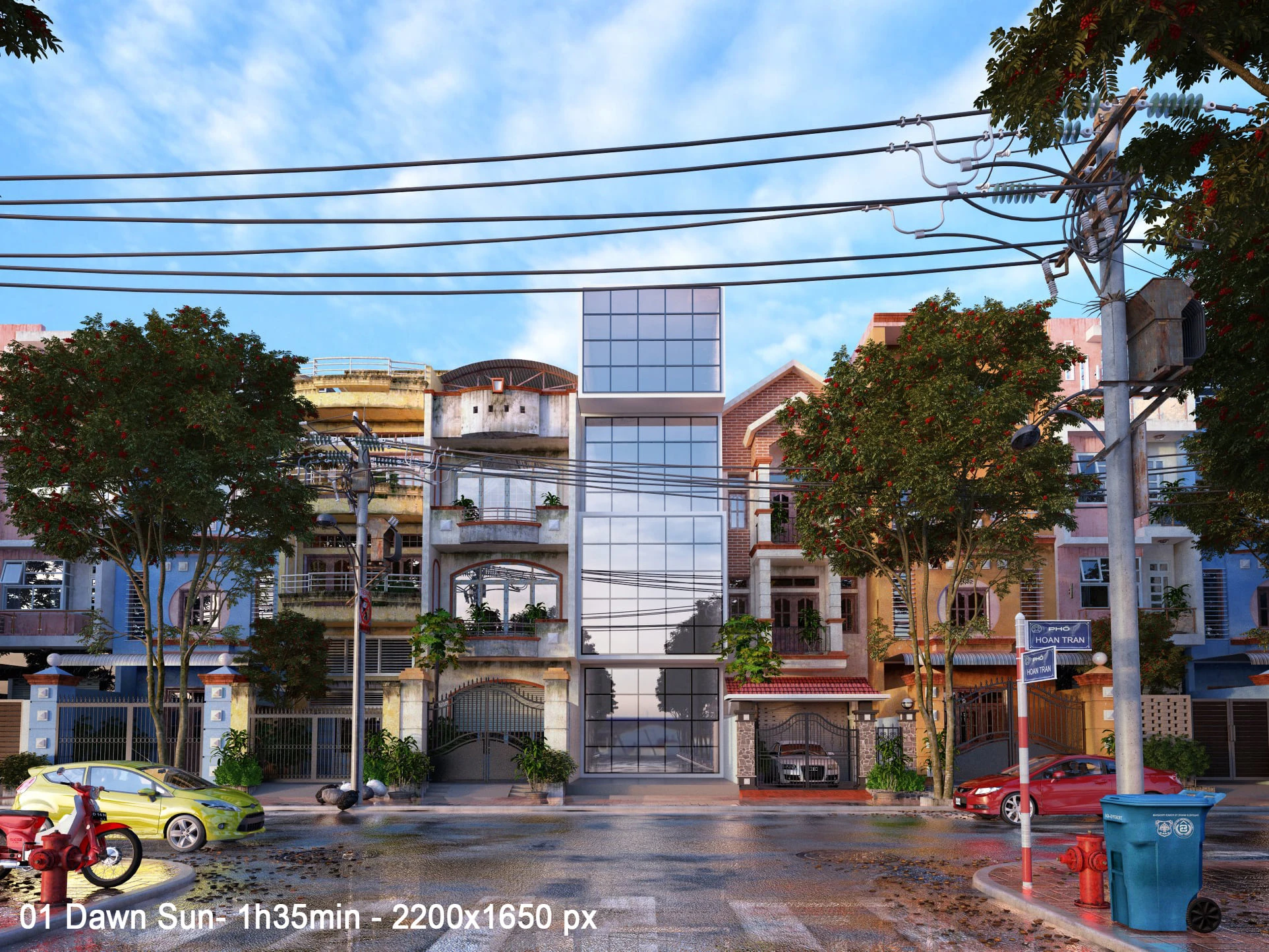 SketchUp Free Sketchup Model Download Modern Exterior ID 101000535 (Leo Nguyen)