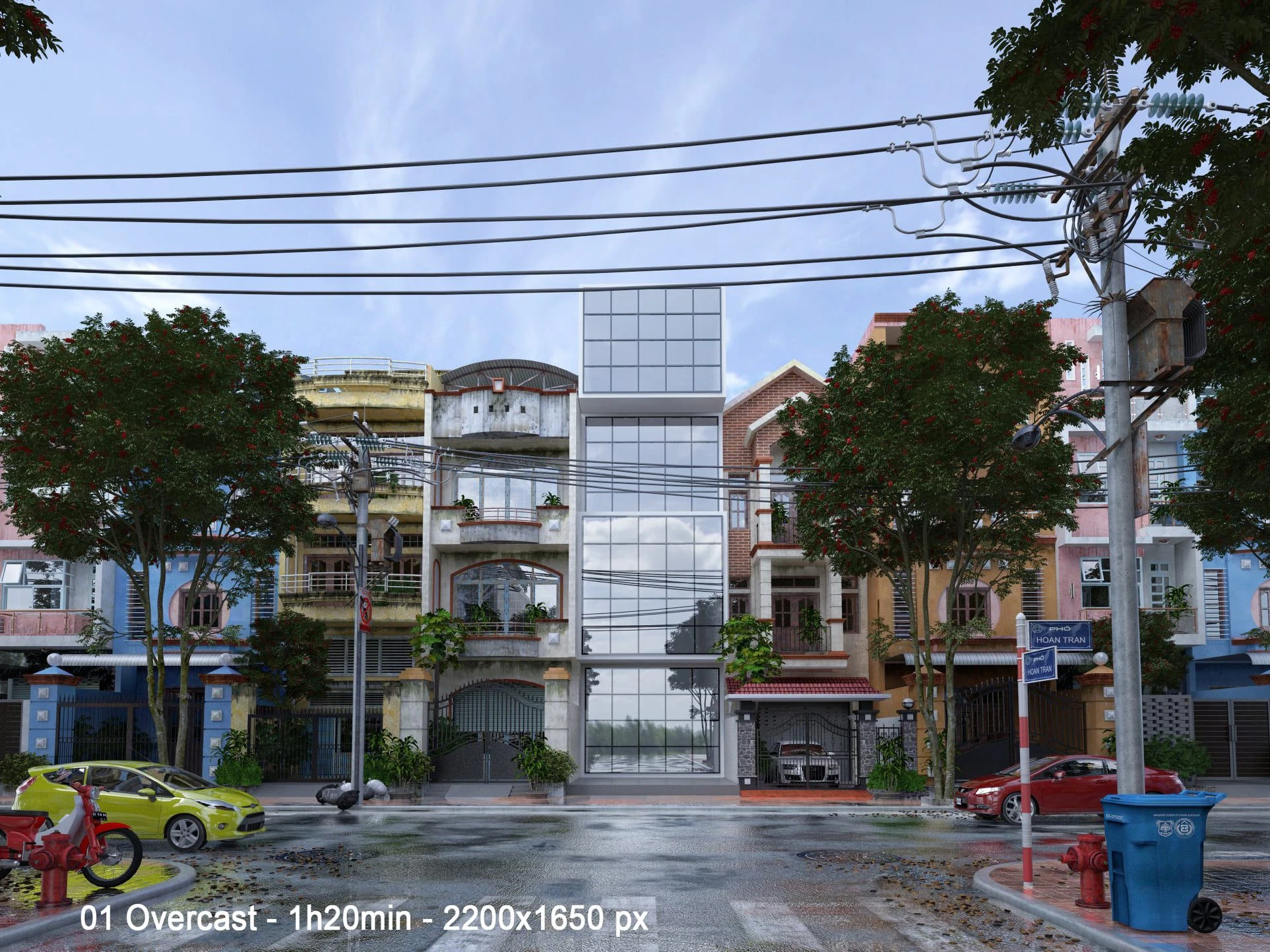 SketchUp Free Sketchup Model Download Modern Exterior ID 101000535 (Leo Nguyen)