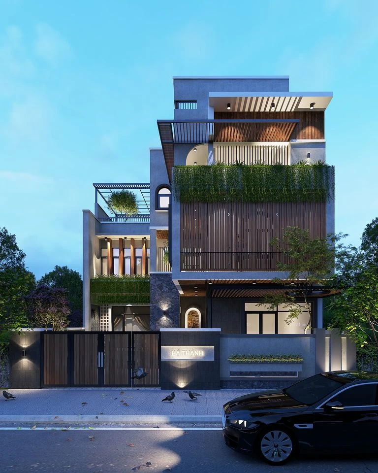 Sketchup Model Download Modern Exterior ID 101000575 (Ha Thanh)