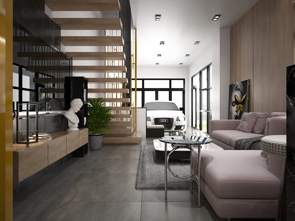 SketchUp Free Sketchup Model Download Modern Living Room And Dining Room Free ID 218000007 (Tee Tran)