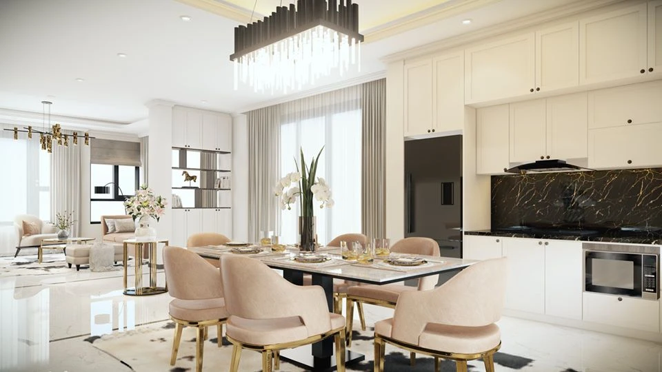 Sketchup Model Download Modern Living Room And Dining Room Free ID 218000037 (Chien Nguyen)