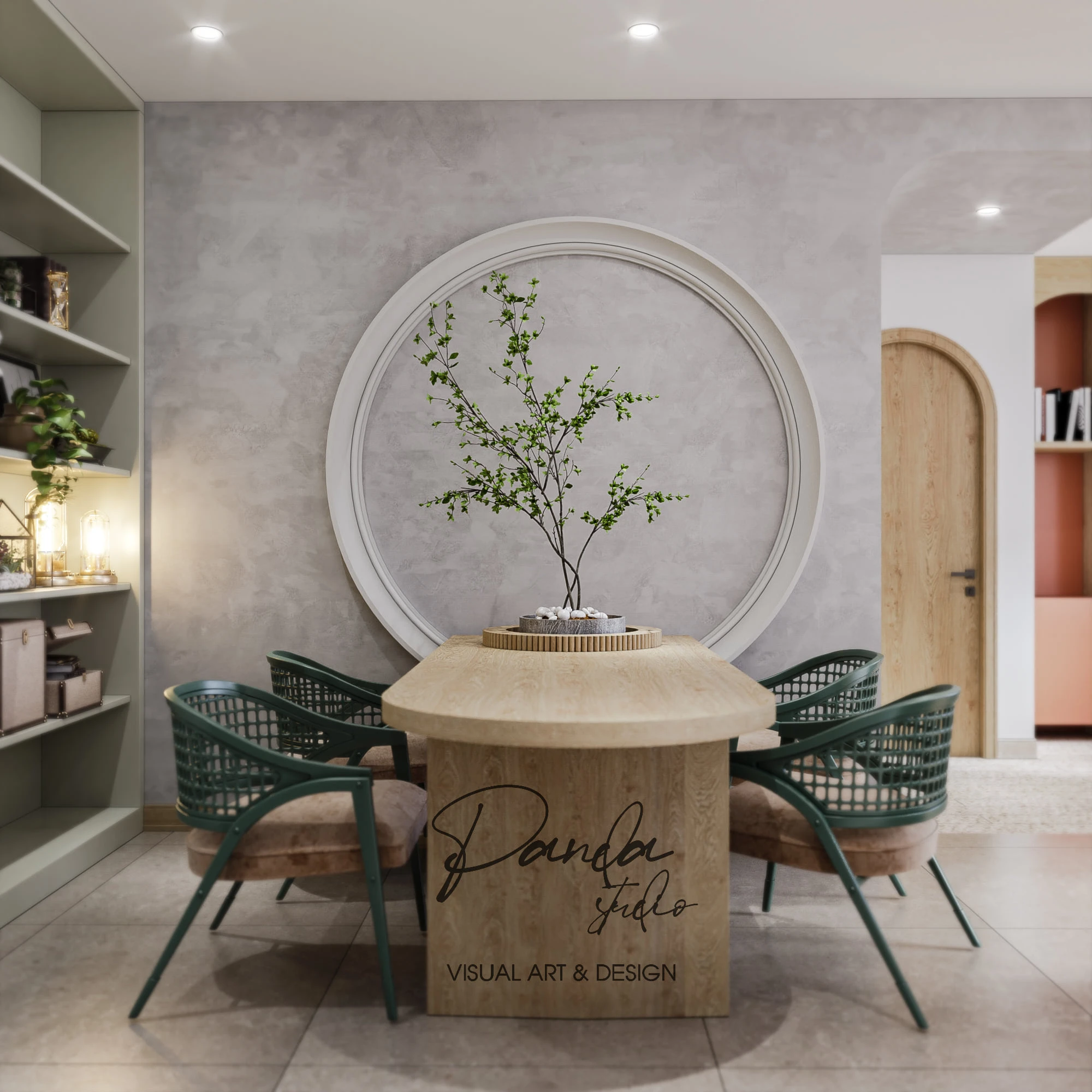 Sketchup Model Download Modern Living Room And Dining Room Vray Free ID 218000067 (Than Nguyen)