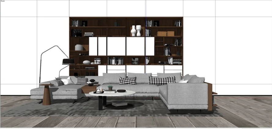 SketchUp Free Sketchup Model Download Modern Living Room Free ID 100000172 (Cuong Covua)