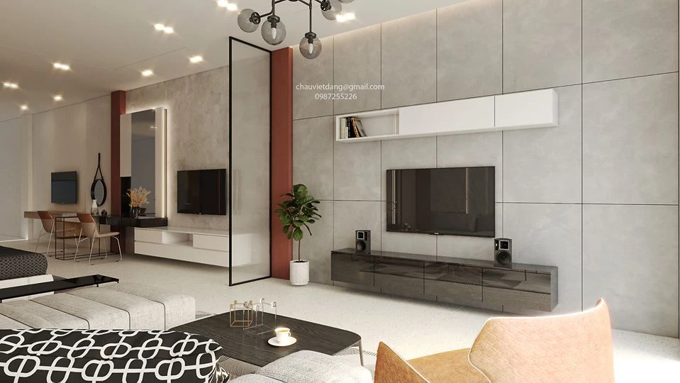 Sketchup Model Download Modern Living Room Vray Free ID 100000142 (Dang Viet Chau)