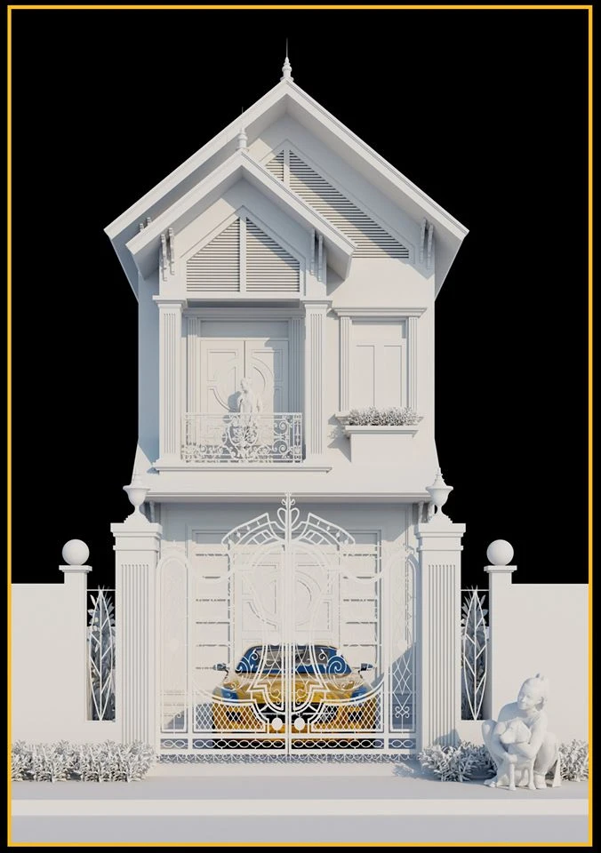 Sketchup Model Download Vray Modern Exterior ID 101000695 (Toan Nguyen)