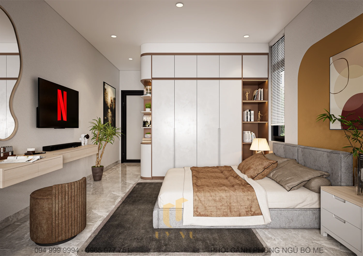 Sketchup Model Free Download Enscape Modern Bedroom ID 101000710 (Pham Minh Quang)