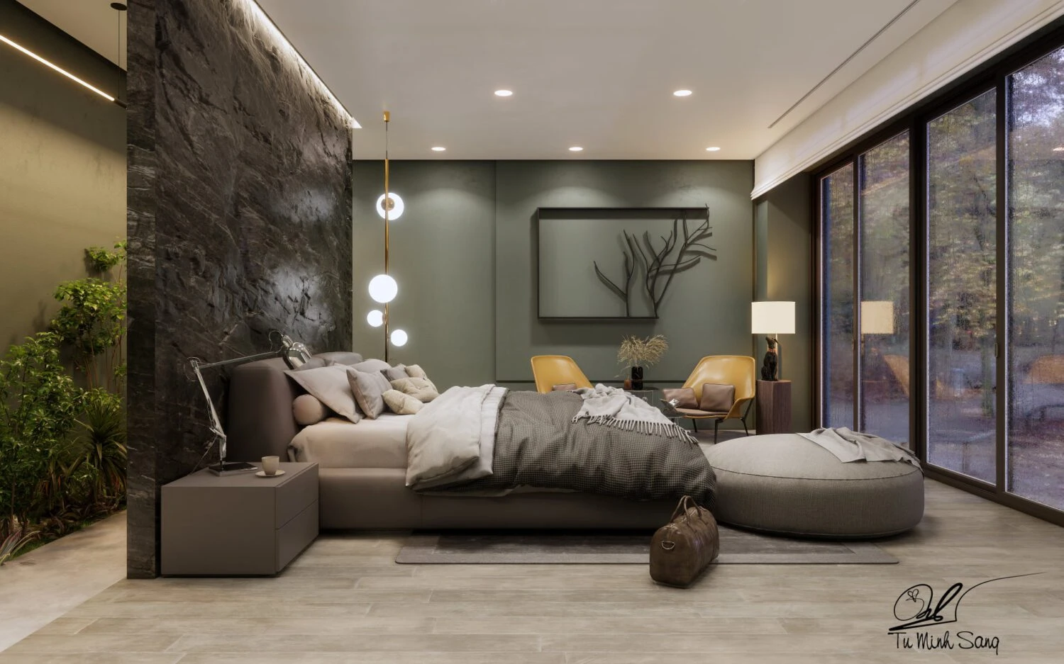 Sketchup Model Free Download Modern Bedroom ID 101000600 (Nan)